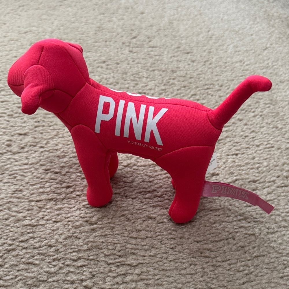 Victoria's Secret 1986 PINK collectible dog dark pink